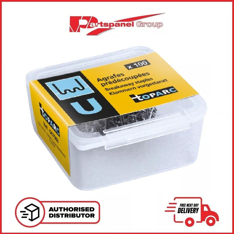 GYS ( U STAPLES ) Box Of 100 Clips 047969 Breaking Angle Tight