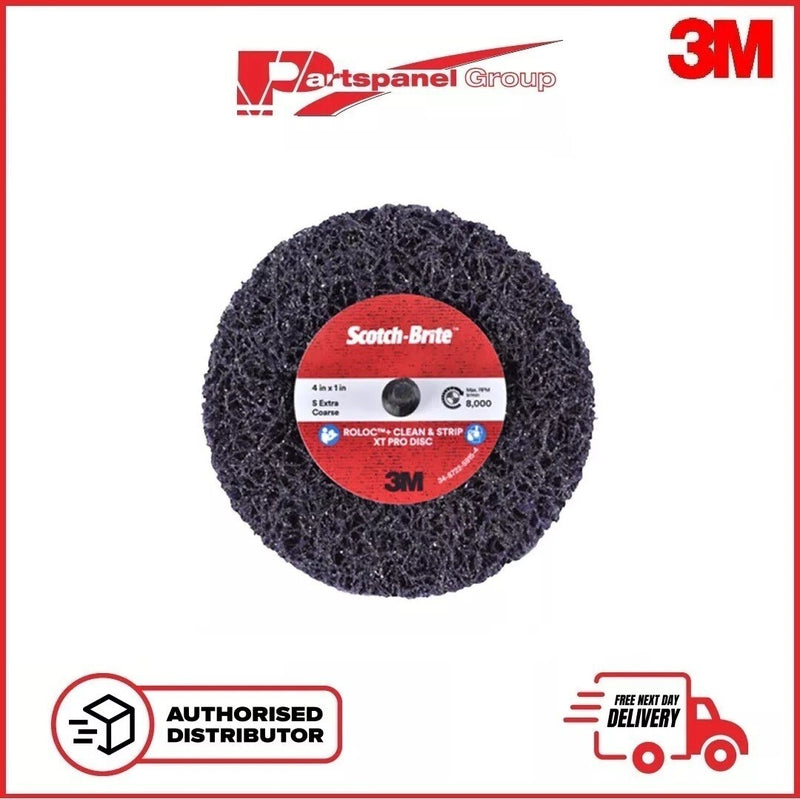 3M 51893 Roloc Scotch Brite Clean & Strip purple Disc 100 x 13 x 6mm