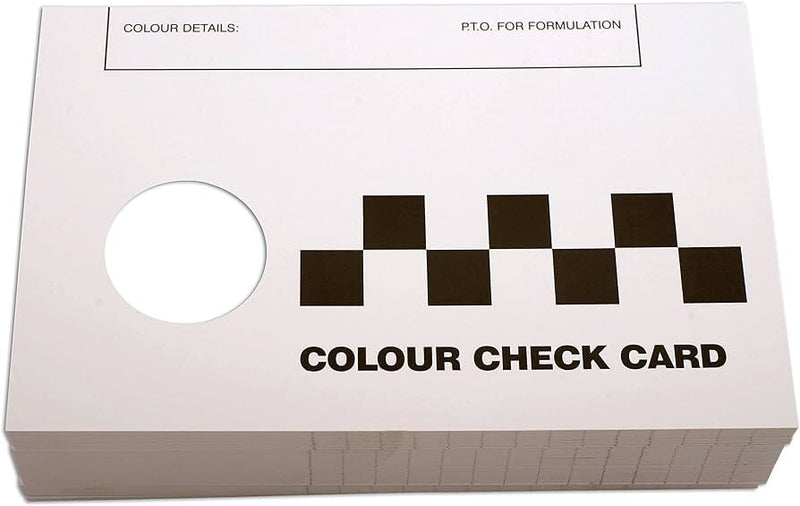 50 x Metal Paint Spray Out Cards For Colour Check/Matching Aluminium