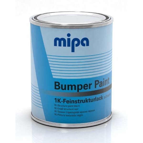 MIPA 1K  Black Bumper Paint ( 1 LTR )