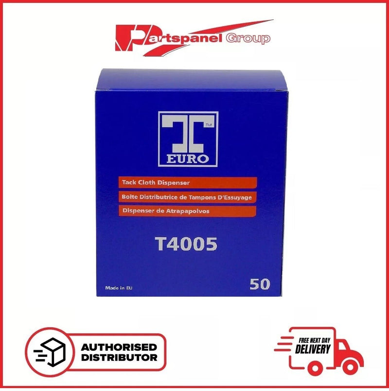 T-Euro TACK CLOTHS FOR SOLVENT & WATER BASED PAINTS, 50 CLOTHS