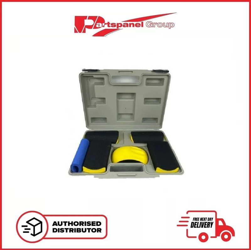 FAST MOVER TOOLS 6 PCS SANDING KIT, CURVED BLOCKS IN CASE FMT5517