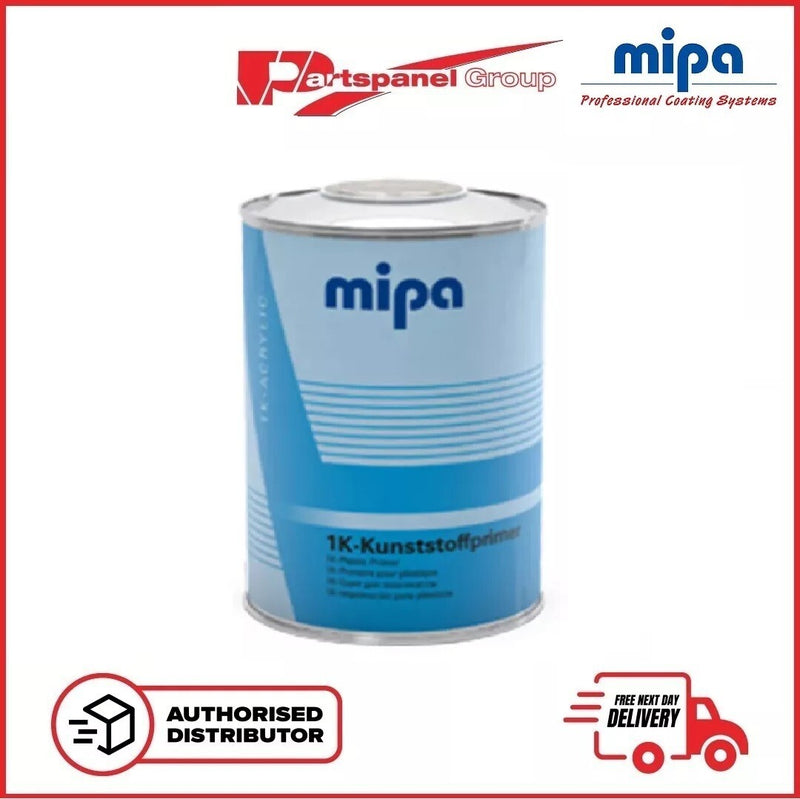 MIPA 1K Plastic Filler For Plastic Grundierfiller Grey 1Ltr