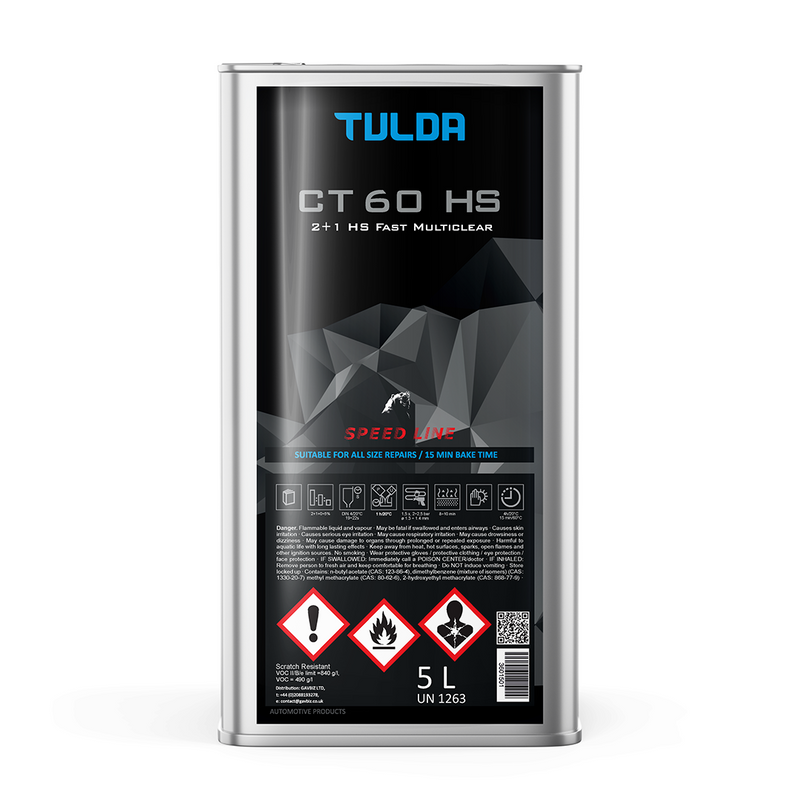 TULDA CT60HS  Multi-Clear 2:1 Speedline Multiclear 5Litre