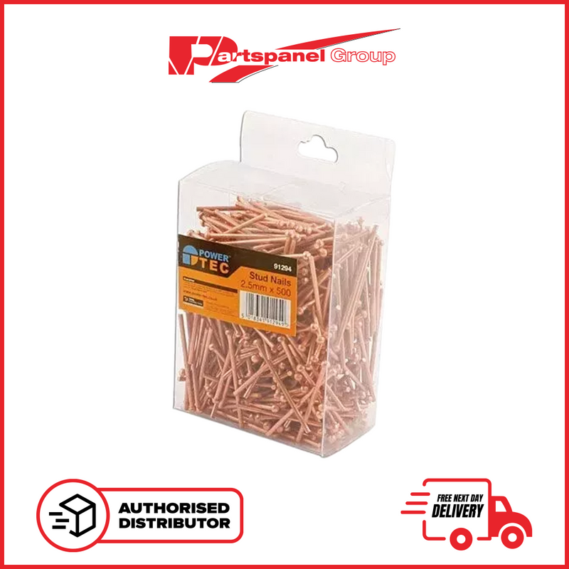Power-Tec 91294 Stud Welding Nails 2.5mm - 500 Piece