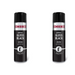 2 x SIMONIZ Spray Paint Aerosol 500ml CAN Gloss Black