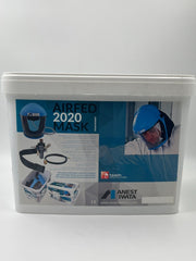 ANEST IWATA Full Face Mask Kit 2020 Airfed Adjustable Regulator, Visor, Hose