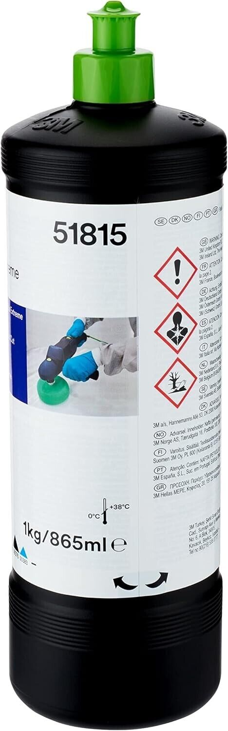 3M 51815 Perfect It Green Fast Cut Plus Extreme Polishing Compound 1L