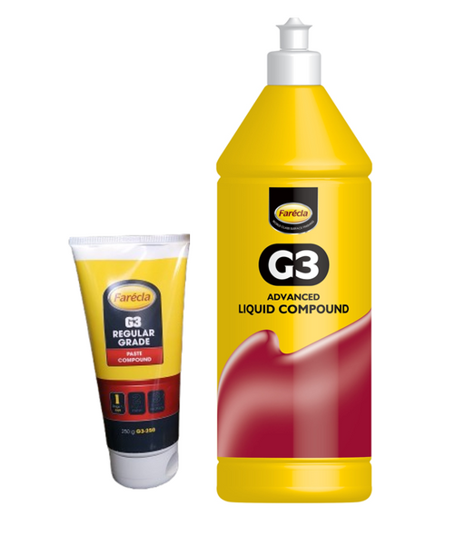 G3 advanced liquid compound and G3 Regular grade paste compound, Combo pack.