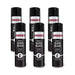 6 X SIMONIZ Spray Paint Aerosol 500ml CAN Gloss Black
