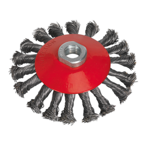Sealey Ø115mm Conical Wire Brush M14 x 2mm