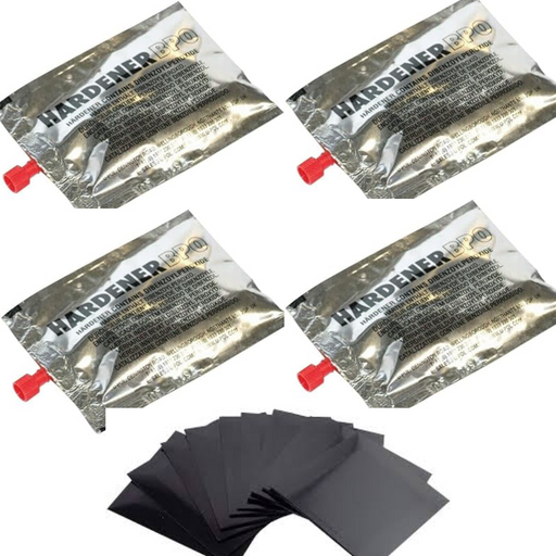 4x Car Body Filler BPO Hardener  40G with 10 x Plastic Body filler Spreader