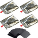 4x Car Body Filler BPO Hardener  40G with 10 x Plastic Body filler Spreader