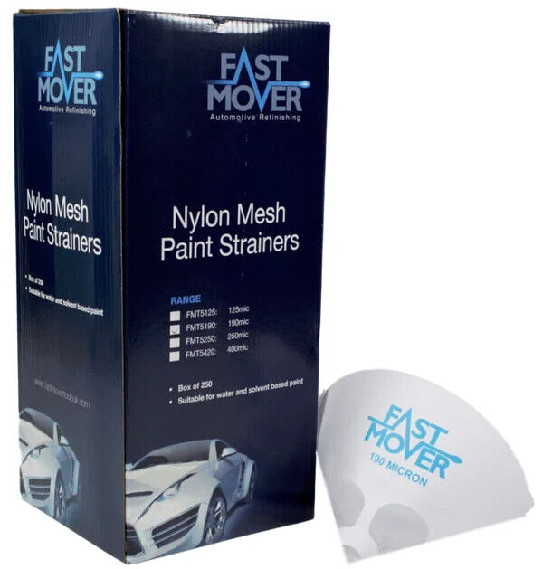 Fast Mover FMT5190 Paint Strainers 190 micron Fine Paper Filter Mesh Pk of 250