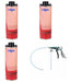 3 X MIPA SUPER BLACK STONE CHIP  Underbody Coatings 1L & Under Coating Spray Gun
