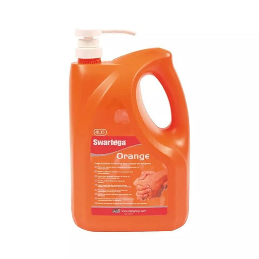 Swarfega Orange Wash & Disposable Nitrile Gloves Powder Free Blue Size M PK 100