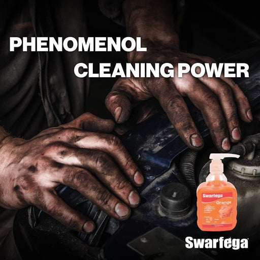 Swarfega 450ML Orange Hand Wash Solvent-Free Heavy Duty Hand Cleaner SOR400MP