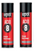 2 X U-POL Acid 8 Etch Primer Grey Aerosol 1K 450ml