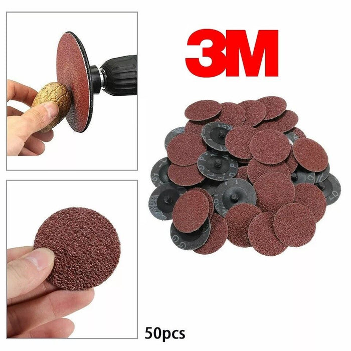 3M 22398 ROLOC FIBRE DISCS P36 50MM PK50 - BROWN