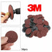 3M 22398 ROLOC FIBRE DISCS P36 50MM PK50 - BROWN