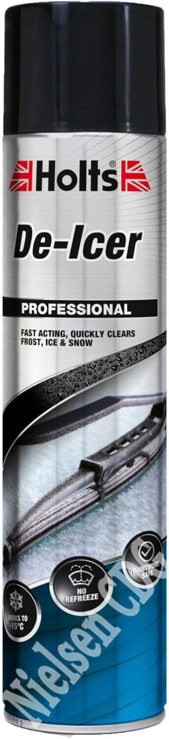 Holtz De-Icer Spray 600ml - Fast-Acting Ice & Frost Remover for Winter Cars