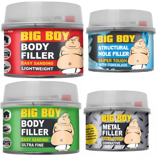 Big Boy Lightweight & Ultra-Tough & `Fiberglass & Ultra fine body Filler  250ml