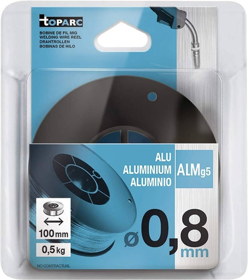 GYS 086685 Mig Wire Reel Ø100 MM - Aluminium - Alsi 5 - Ø 0.8,  0.5 KG