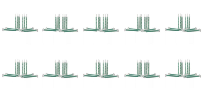 FAST MOVER GLUE 2K MIXER TIPS FOR 50ML CARTRIDGE 1:1 RATIO PACK OF 100PCS(10X10)