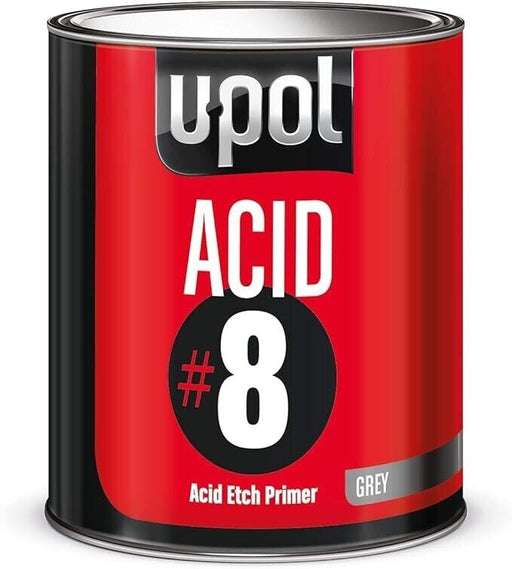 U-POL ACID 8 SELF ETCH 1K PRIMER GREY 1LTR - FREE NEXT DAY DELIVERY