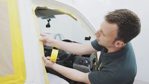 Q1 Painters Yellow Masking Tape Bundle 4 x 50 Metre Rolls 18mm 24m...