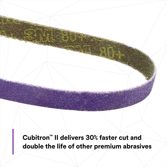 3M 33437 Cubitron II File Belt 786F, 10mm x 330mm - Qty of 10