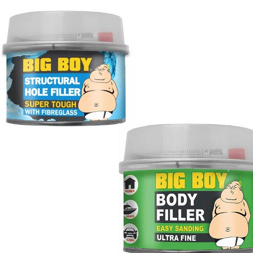 Big Boy Ultra Fine Easy  & Super Tough Strong Metal Filler Repair Steel 250ml