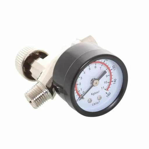 FAST MOVER MINI AIR REGULATOR With Gauge For Spray Guns 1/4"