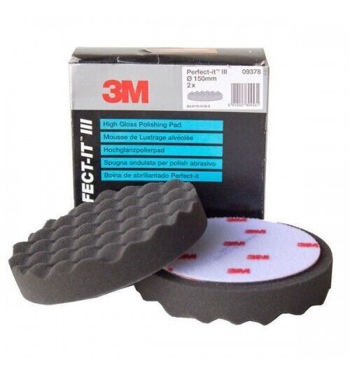 3M Perfect-it III High Gloss Polishing Pad Black 150mm Dia 09378