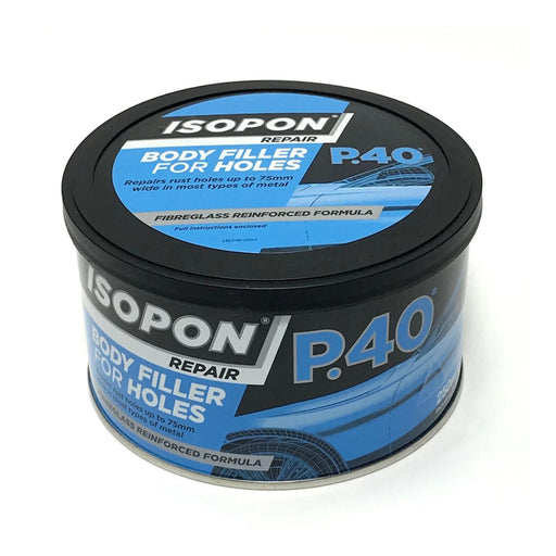 U-POL Isopon P40 Fibre Glass Body Filler 600ml