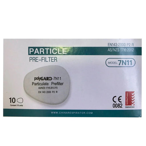 PolyGard 7N11 Etalon Pre-Filter P2 Suit Painters Respirator (Pack of 10)