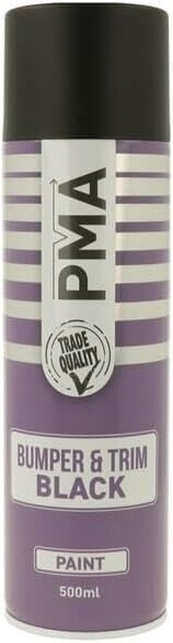PMA BLACK FLEXIBLE BUMPER & TRIM SPRAY PAINT 500ML
