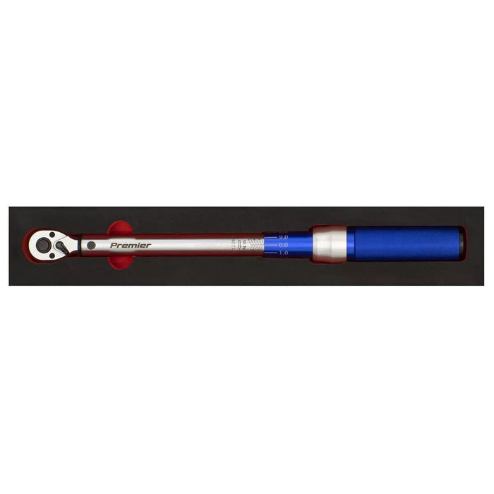 Sealey Torque Wrench Micrometer Style 3/8" SQ Drive 20-120NM Calibrated STW903
