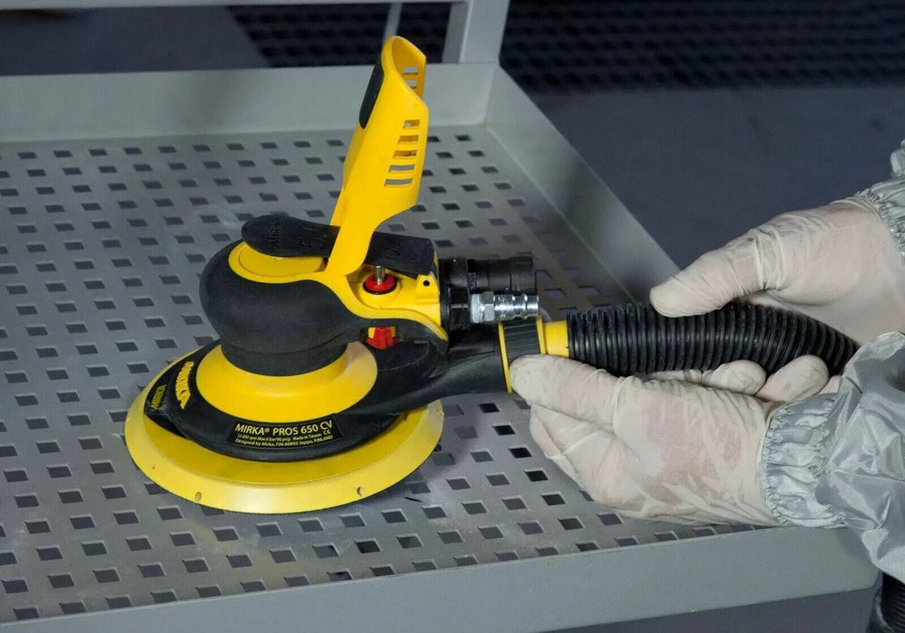 Mirka PROS 650CV 150mm Central  Air Pneumatic Random Orbital Sander