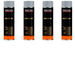 4 x NOVOL SPECTRAL UNDER 355 HIGH BUILD 1K PRIMER AEROSOL 500ML