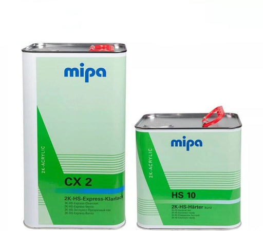MIPA CX2 HS EXPRESS CLEARCOAT WITH HS10 FAST HARDENER 7.5L KIT