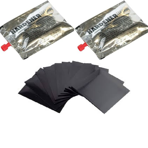 2x Car Body Filler BPO Hardener  40G with 10 x Plastic Body filler Spreader