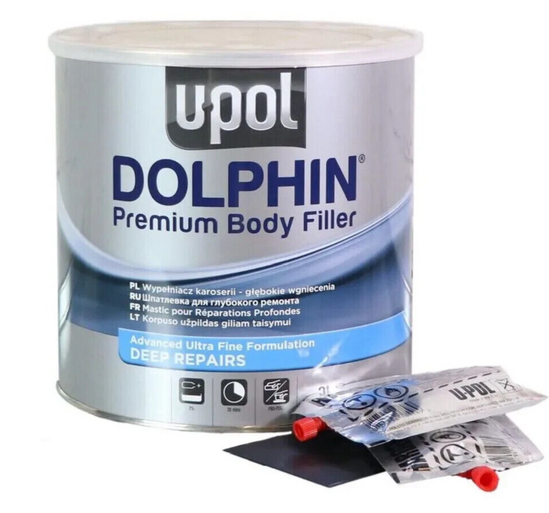 UPOL Dolphin Deep Depth Filler Premium Car Body ADVANCE EXTRA SMOOTH Repairs 3L
