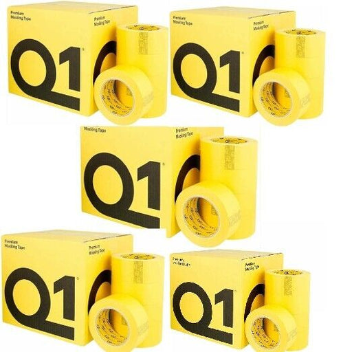 5 X Q1 Premium  Automotive masking  Masking Tape 36mm x50m  5 Box, ( 120 rolls )