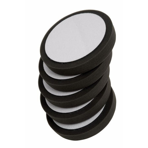 Fast-mover Soft Black Hook & Loop Polishing Pad 150mm x 30mm, Pack Of 5