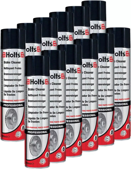 Holts Brake Cleaner Spray Vehicle Parts Cleaner Maintenance Cleaning Car Pack 12