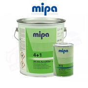 MIPA 4 + 1 ACRY FILLER 2K HIGH BUILD PRIMER LIGHT GREY 4LTR + H5 1LTR 5LTR KIT