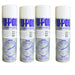 4 X U-POL Power Can Gloss White Topcoat Aerosol Spray Paint 500ml