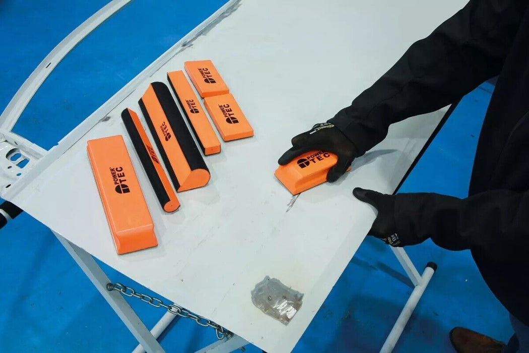 Power-TEC Sanding Block Set Multi-Angle 7pc Hook and Loop Various Shapes 92711