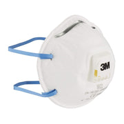 3M 8822 Valved Dust Mask Respirator FFP2 NR D P2V Cool Flow Comfort Box of 10